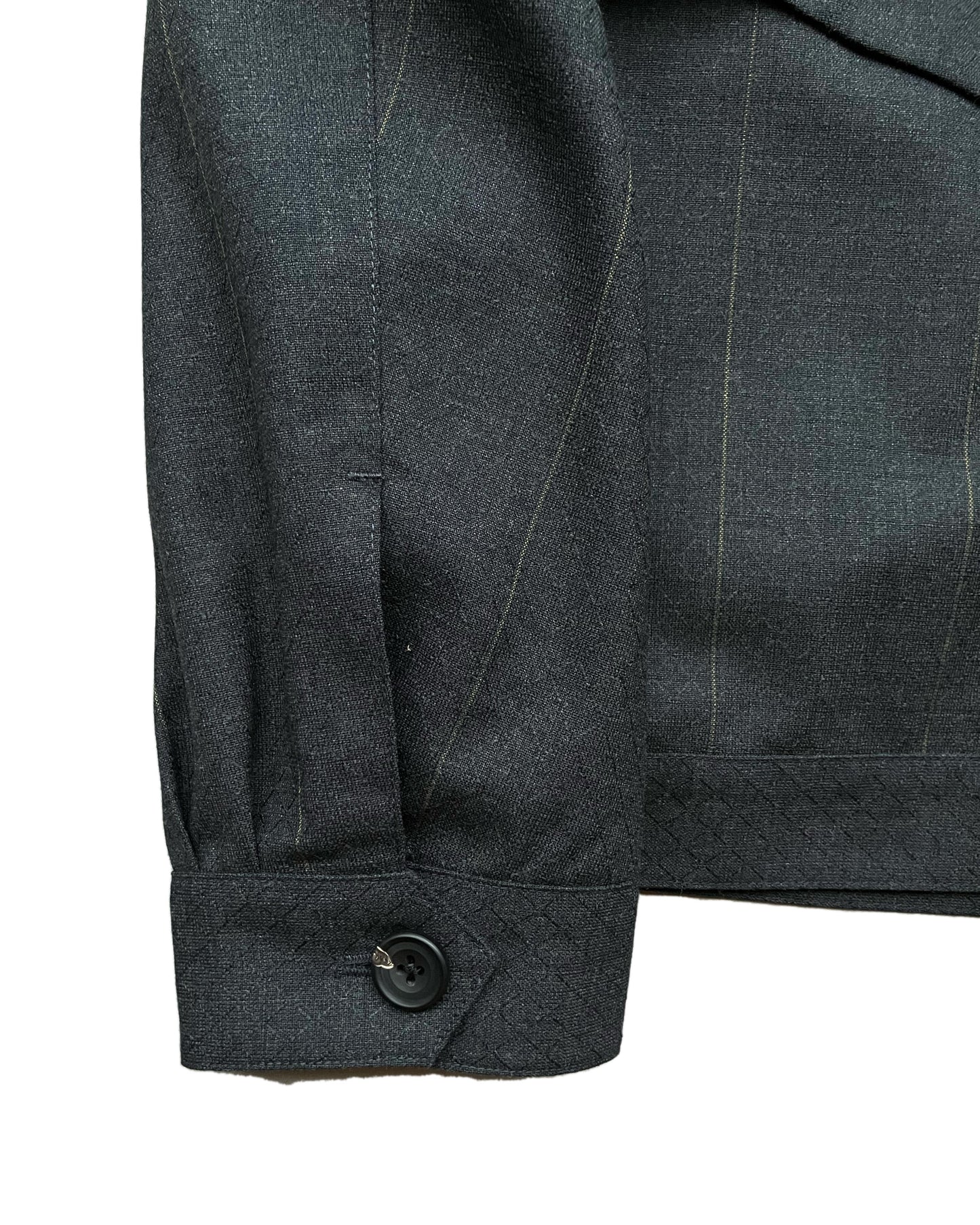 Call - CL_AW23_BL_03 / STAND COLLAR BLOUSON - Charcoal