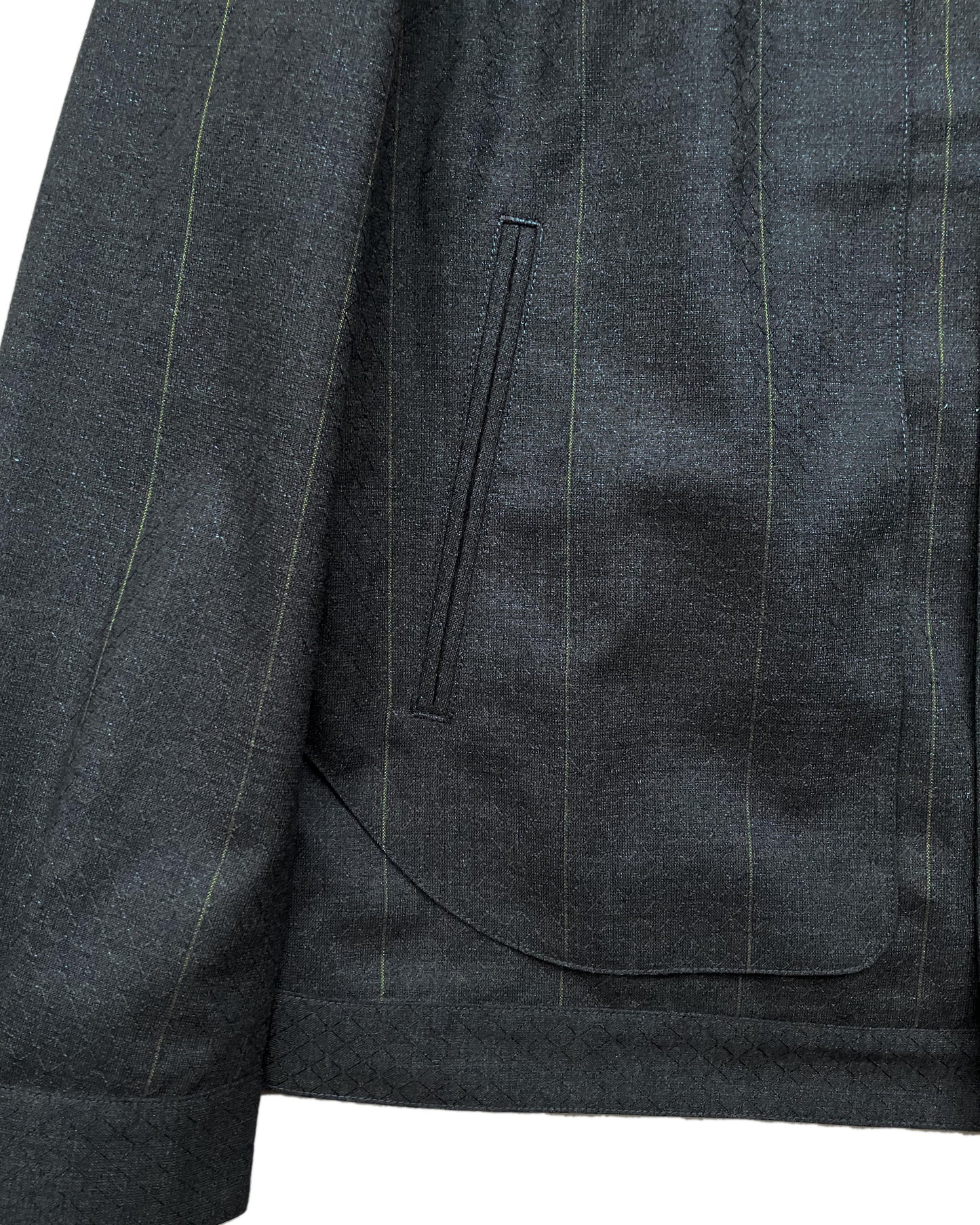 Call - CL_AW23_BL_03 / STAND COLLAR BLOUSON - Charcoal