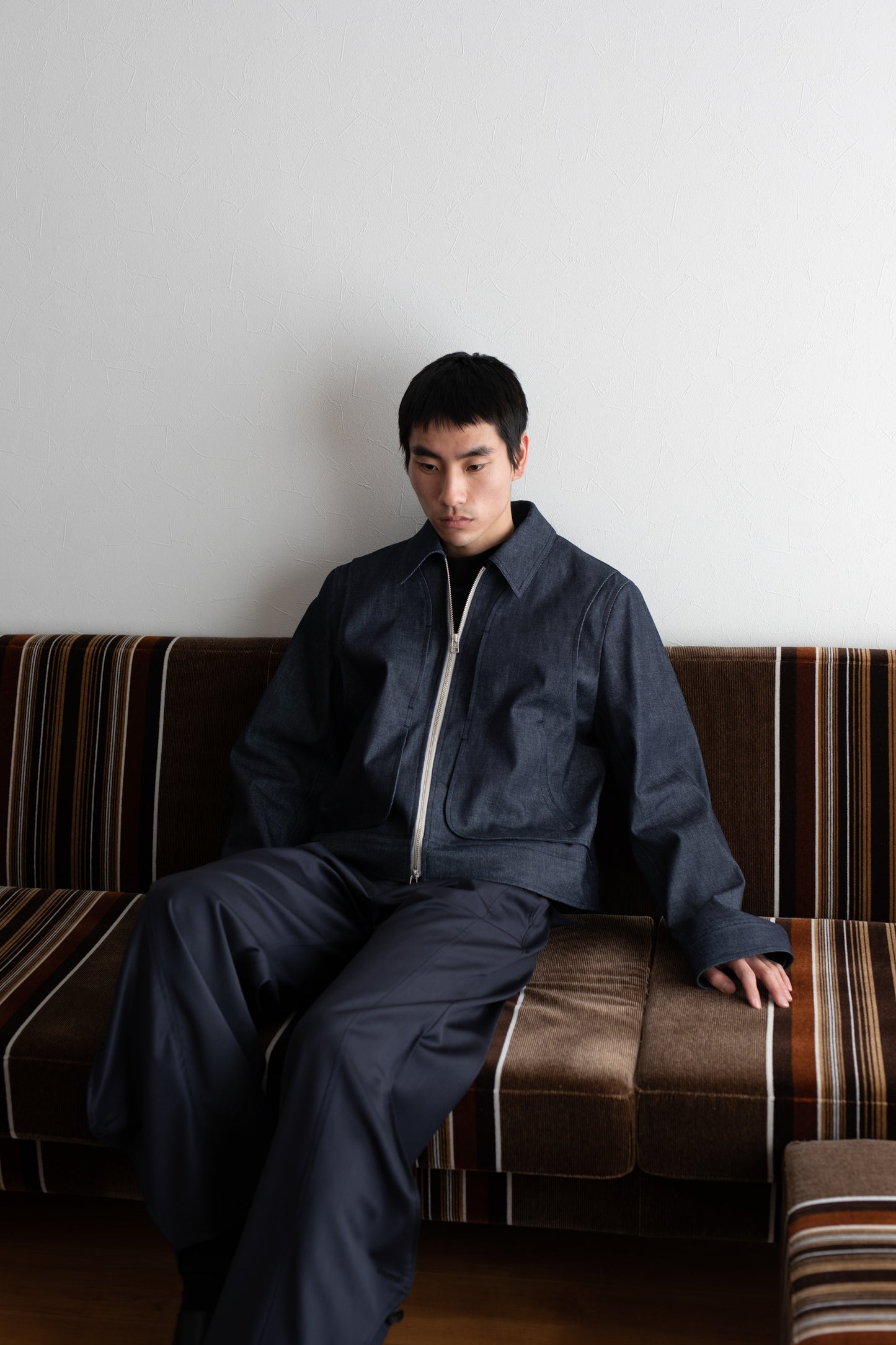 Call - CL_AW23_BL_01 / ZIP-UP BLOUSON - Indigo