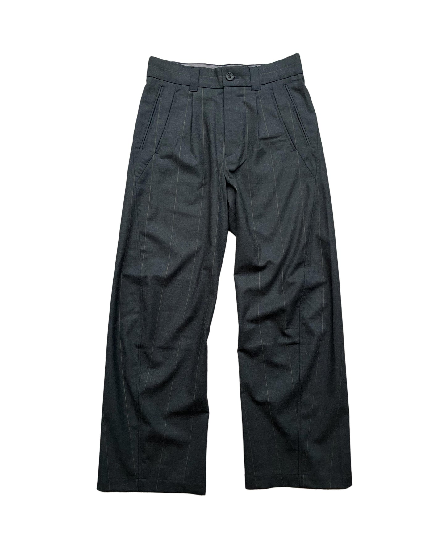 Call - CL_AW23_PT_02 / 3D WIDE TROUSERS - Charcoal