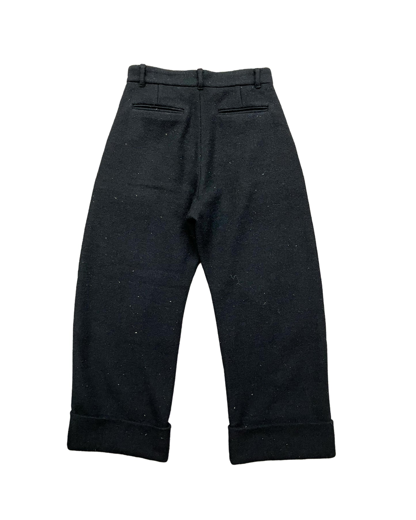 Call - CL_AW23_PT_04 / FATHERS TROUSERS - Black knit