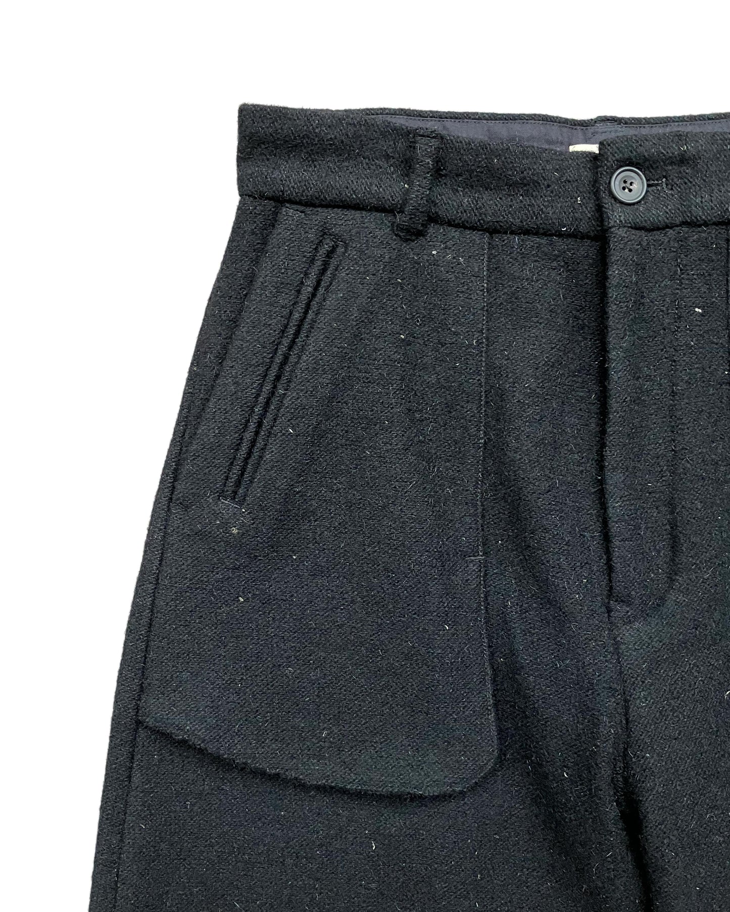 Call - CL_AW23_PT_04 / FATHERS TROUSERS - Black knit