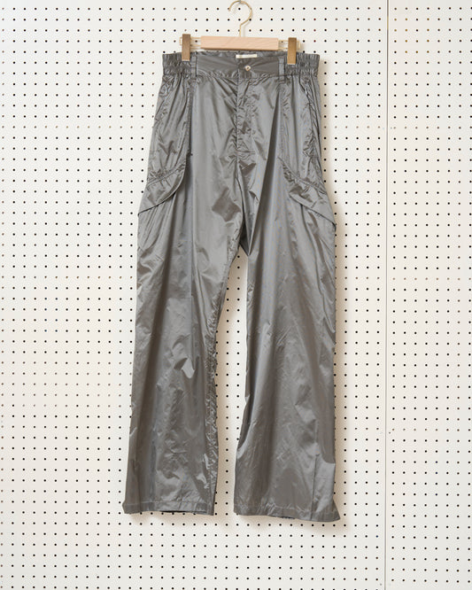 Call - CL_SS24_PT_02 / BACK ZIP TROUSERS - Silver