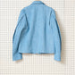 Call - CL_SS24_BL_01 / PLEATS SLEEVE BLOUSON - FADED BLUE