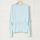 Call - CL_SS24_KNT_01 / WAVE KNIT SWEATER - L.BLUE