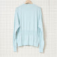 Call - CL_SS24_KNT_01 / WAVE KNIT SWEATER - L.BLUE