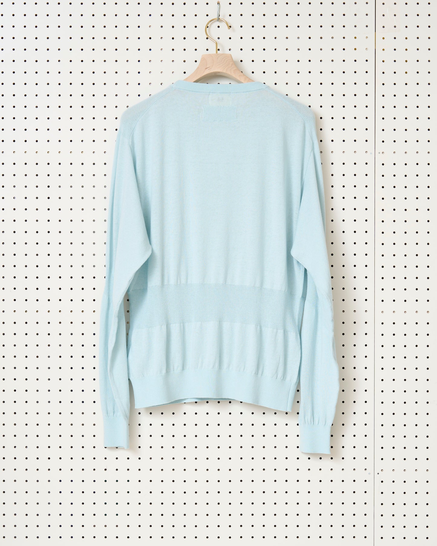 Call - CL_SS24_KNT_01 / WAVE KNIT SWEATER - L.BLUE