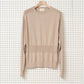 Call - CL_SS24_KNT_01 / WAVE KNIT SWEATER - BEIGE