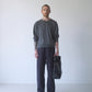 Call - CL008CS01 / CREW NECK L/S TEE - CHARCOAL