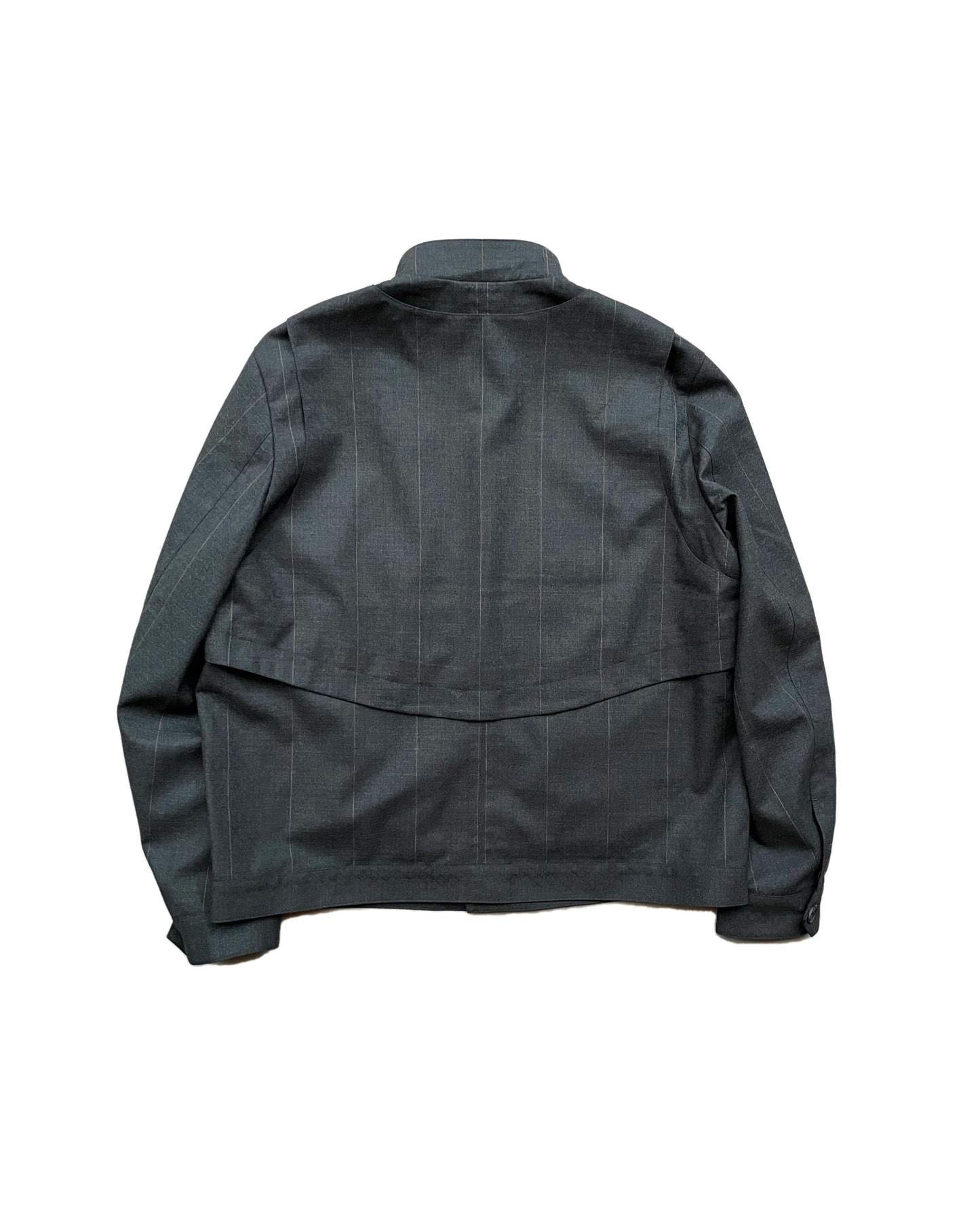 Call - CL_AW23_BL_03 / STAND COLLAR BLOUSON - Charcoal
