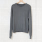 Call - CL008CS01 / CREW NECK L/S TEE - CHARCOAL