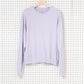Call - CL008CS01 / CREW NECK L/S TEE - PURPLE